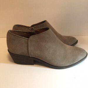 lucky brand Womens Size 7.5 Tan Faithly Casual Zip Up Ankle Boots